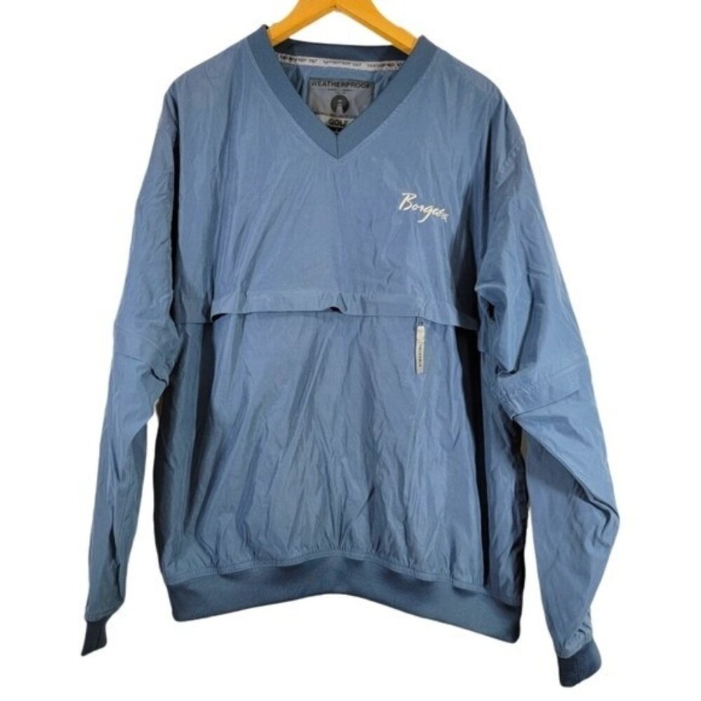 Weatherproof Golf‎ Pullover Borgata Collection Wind Water Repellant Mens Large